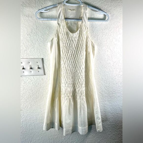 Rag & Bone Ivette Cream Racerback Mini Dress - Picture 5 of 11